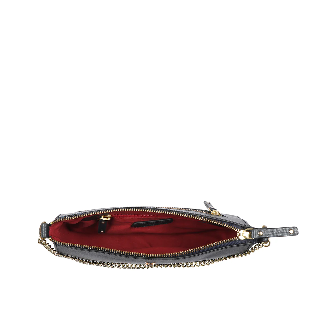 Valerie 01 Blue Leather Shoulder Bag - Image 6