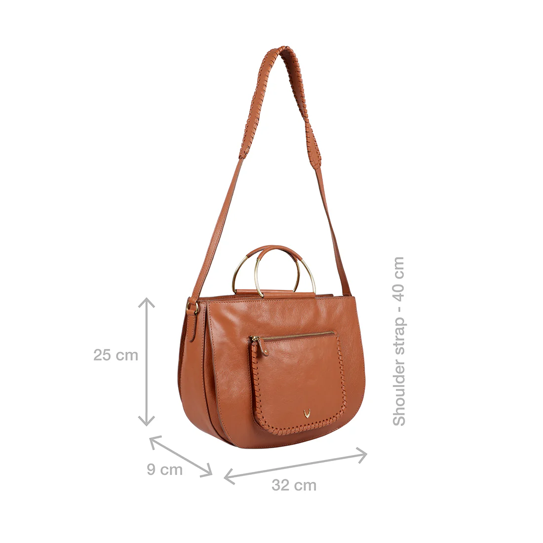 Valonia 01 Tan Leather Satchel - Image 3