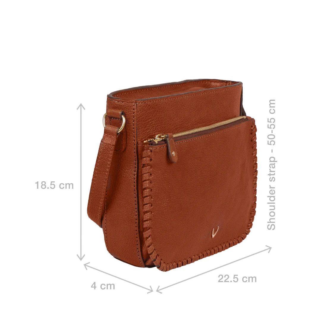 Valonia 03 Tan Leather Sling Bag - Image 3