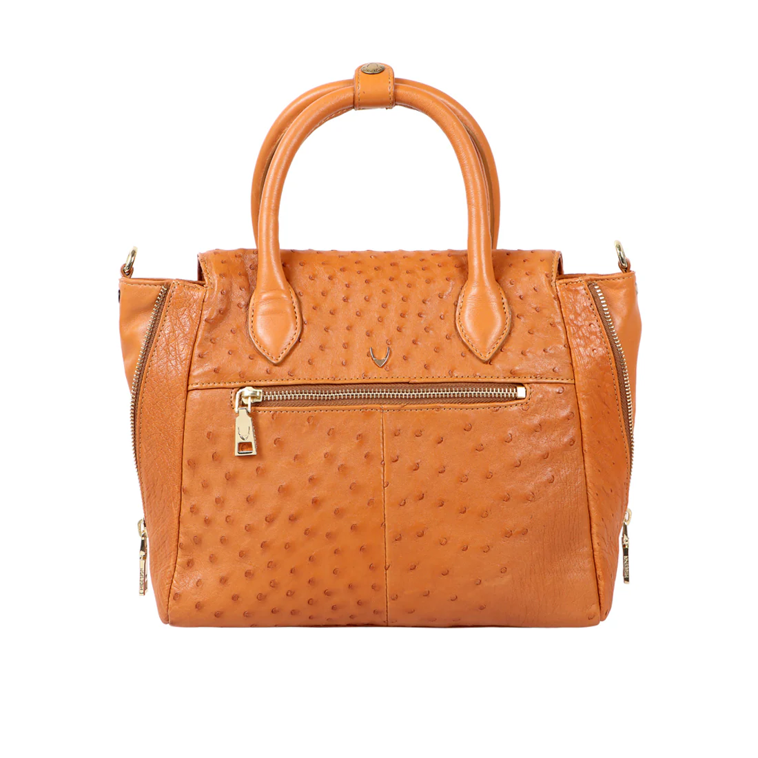 Varzy Tan Leather Satchel - Image 4