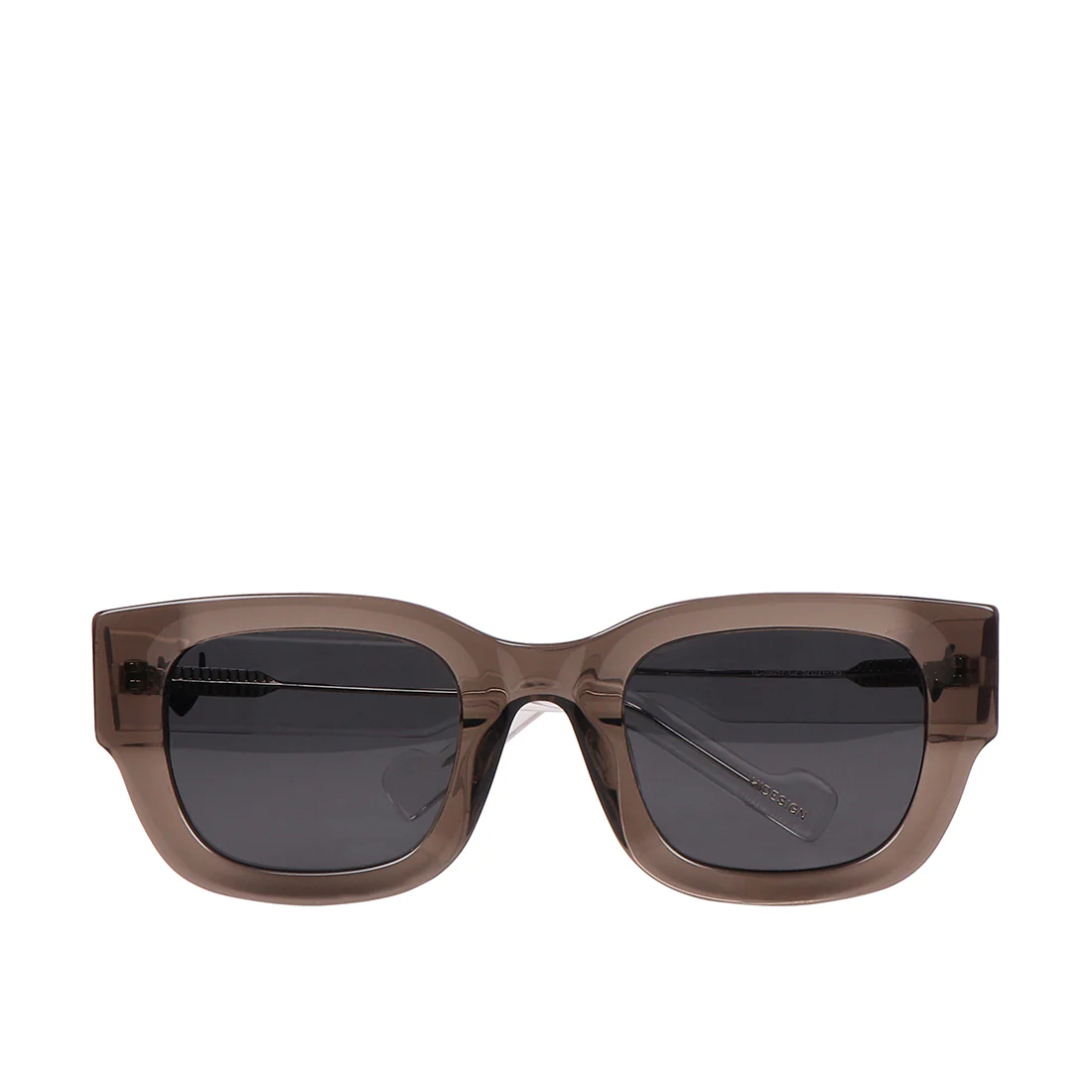 Ventura Unisex Grey Wayfarer Sunglasses - Image 3