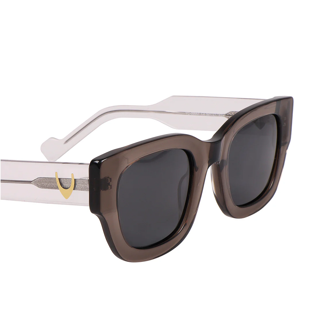 Ventura Unisex Grey Wayfarer Sunglasses - Image 7