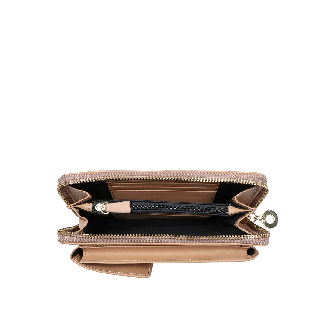 Vermeer Pink Leather Sling Wallet - Image 4