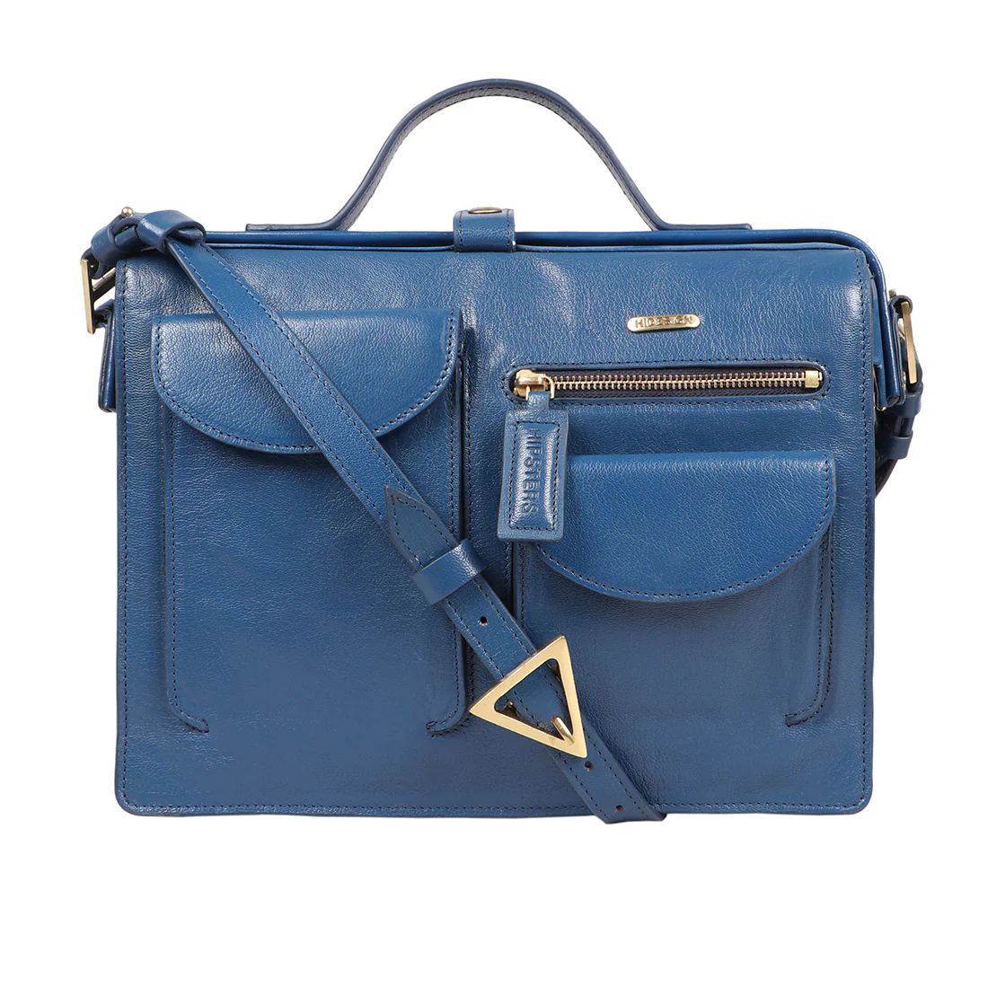 Vibes 01 Blue Leather Crossbody - Image 2