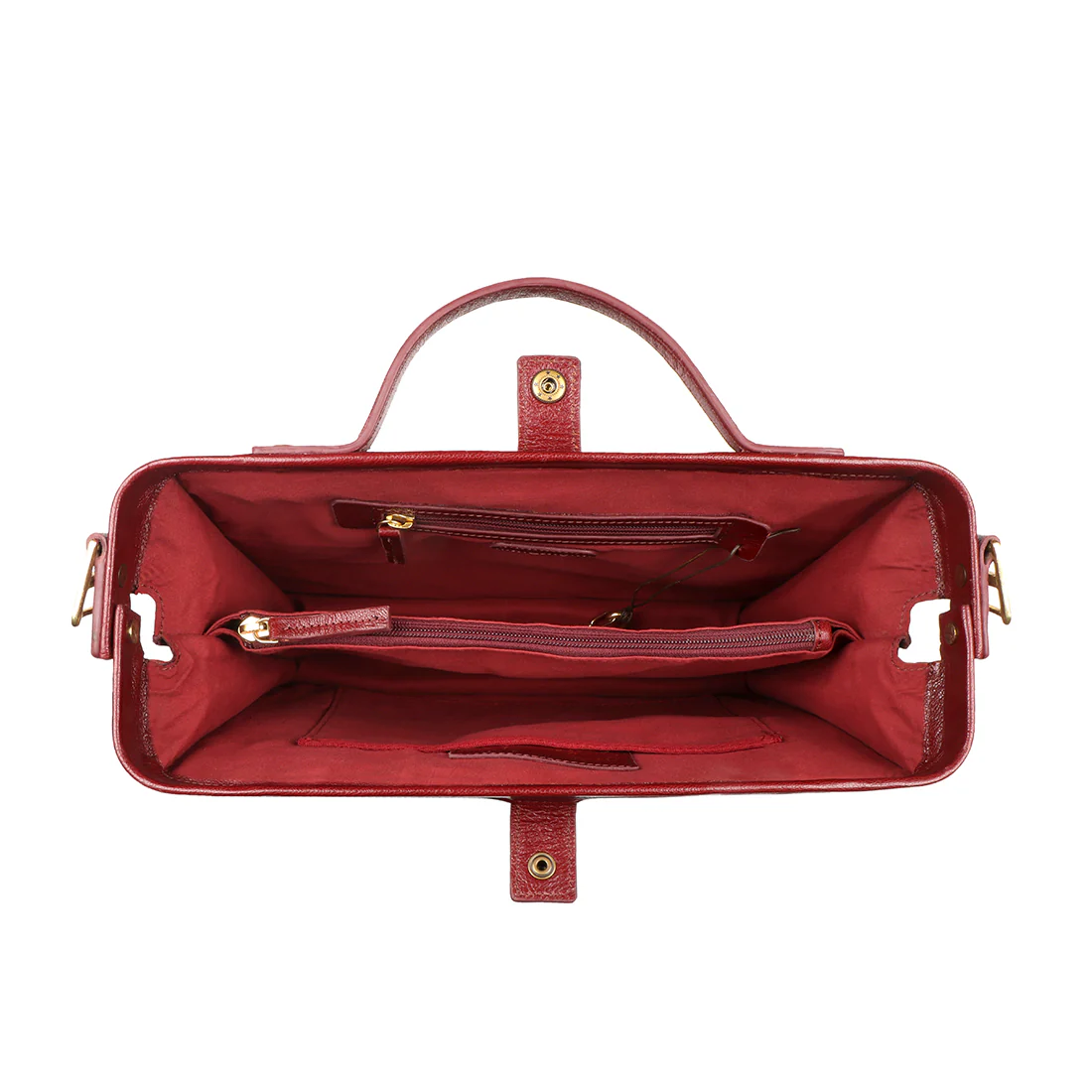 Vibes 01 Red Leather Crossbody - Image 6