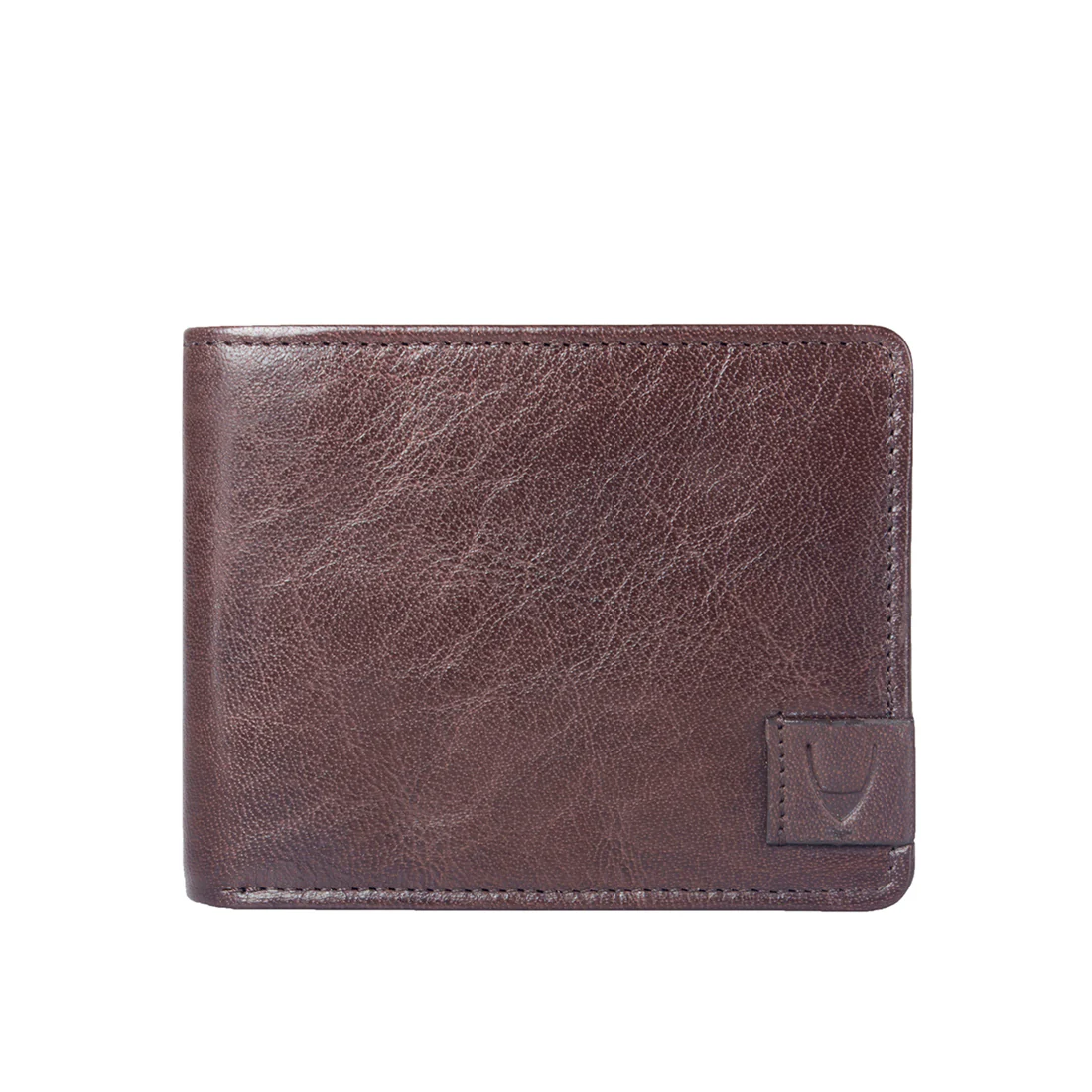 Vw002 Brown Leather Bi-Fold Wallet