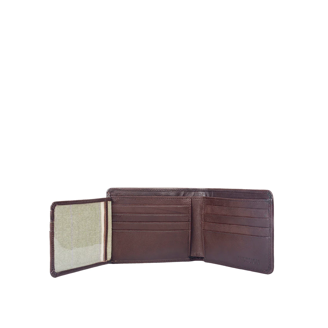 Vw002 Brown Leather Bi-Fold Wallet - Image 4