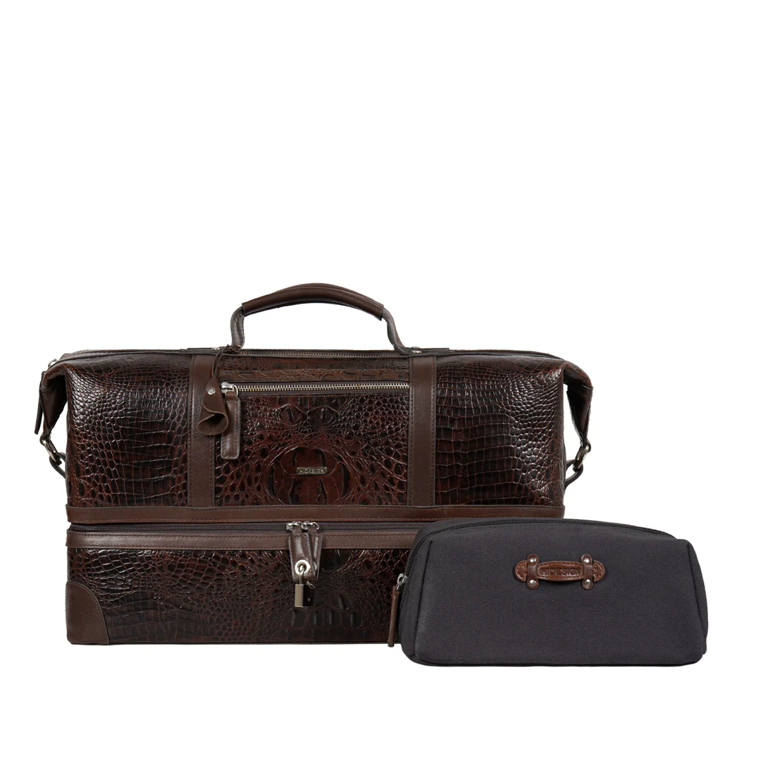 Wanderer 01 Brown Leather Duffle Bag