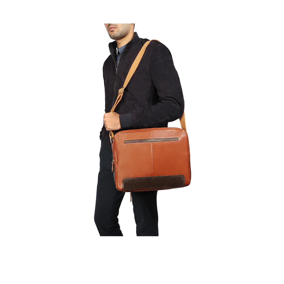 Washington 03 Tan Leather Crossbody