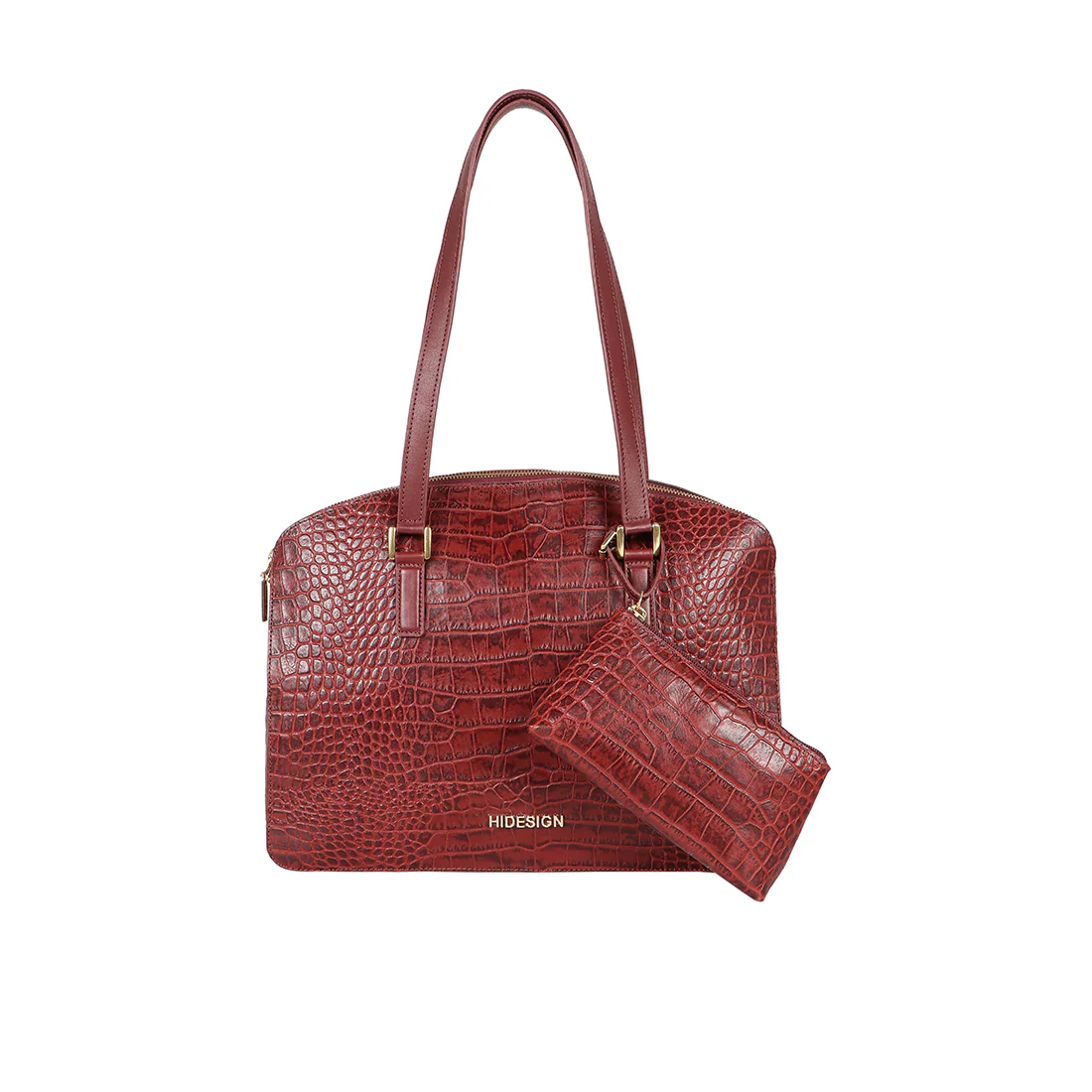 Watson 02 Red Leather Tote Bag - Image 2