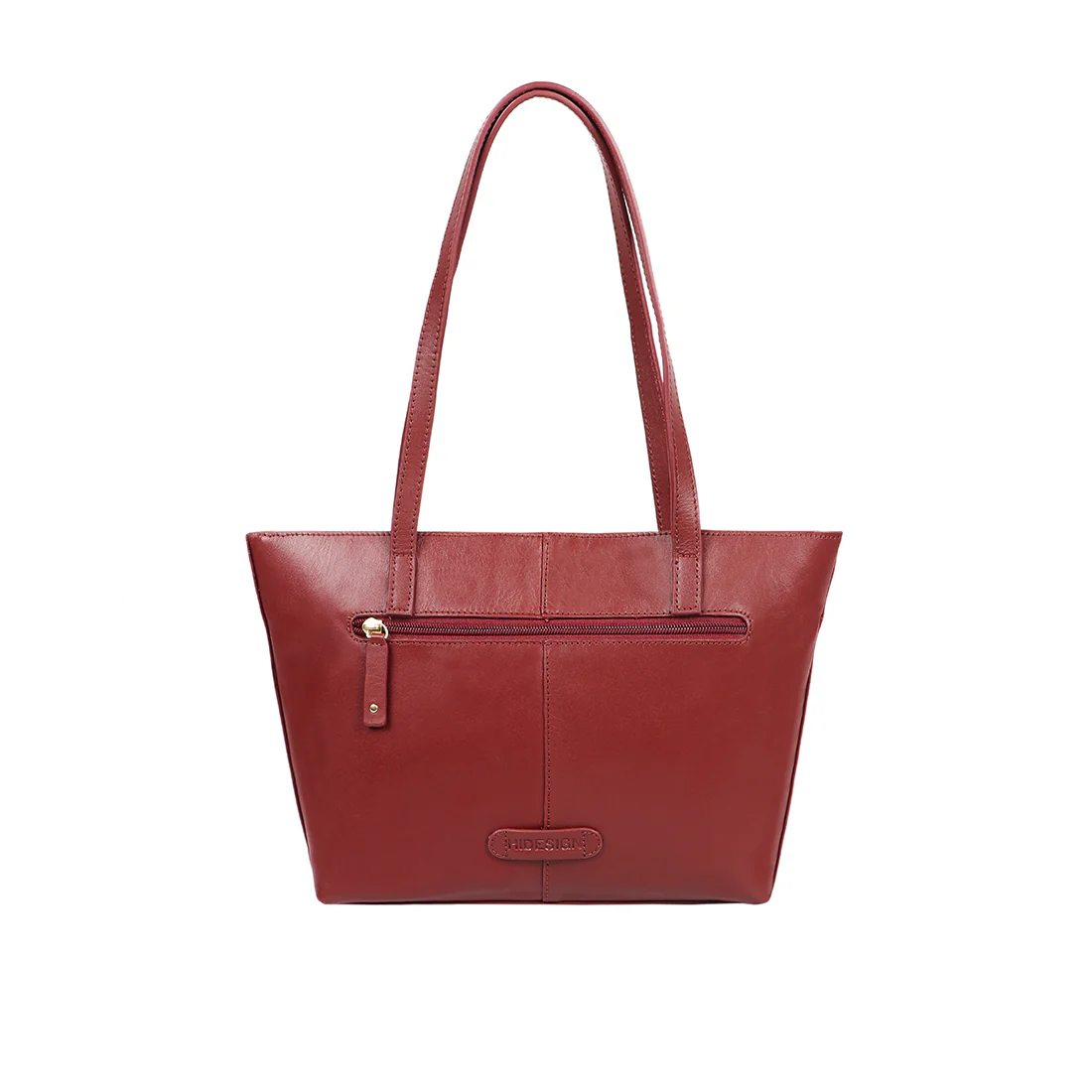Whitney 02 Red Leather Tote Bag - Image 4