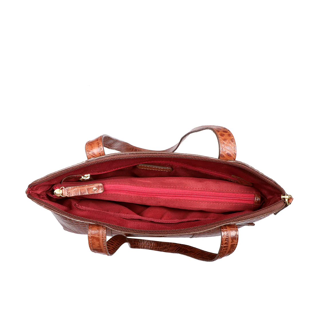 Whitney 03 Tan Leather Tote Bag - Image 6