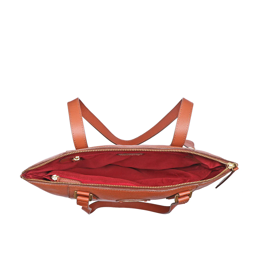 Whitney 04 Tan Leather Tote Bag - Image 5