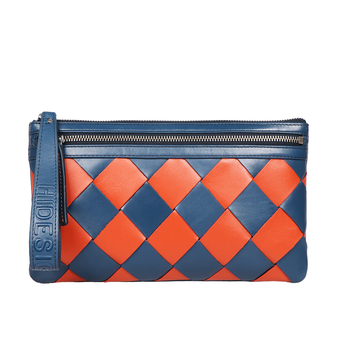 Wimbledon W4 Blue Leather Clutch Wallet - Image 2
