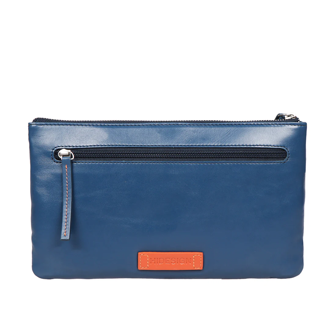 Wimbledon W4 Blue Leather Clutch Wallet - Image 4