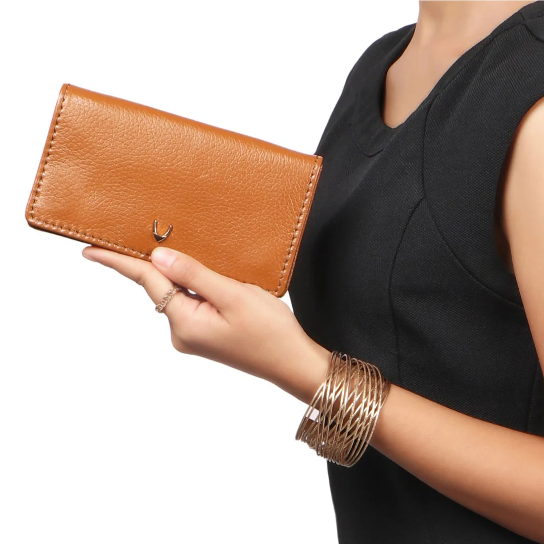 Woke W3 Orange Leather Clutch Wallet - Image 6
