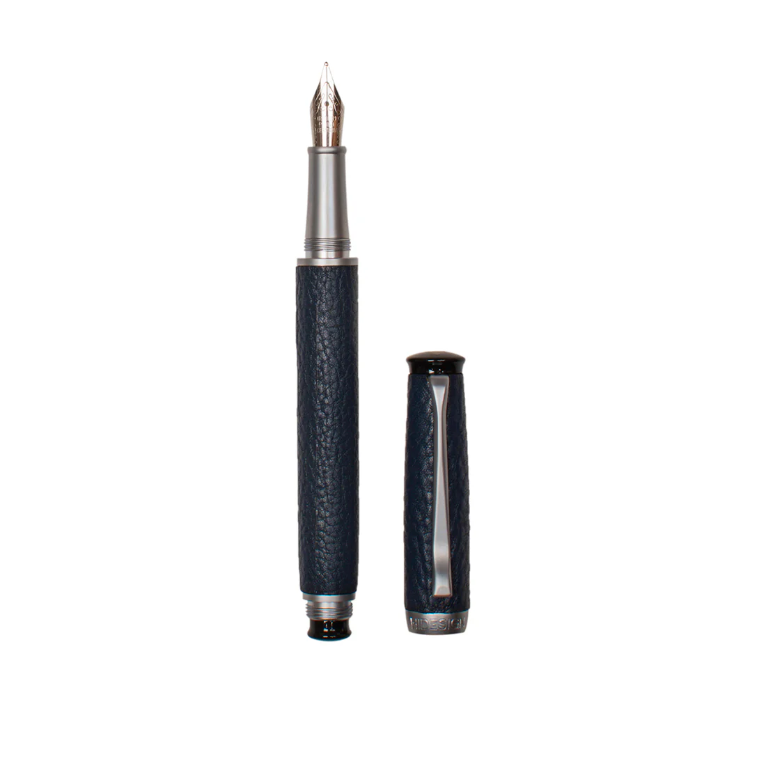 Yale - Fp Blue Leather Fountain Pen - Image 2