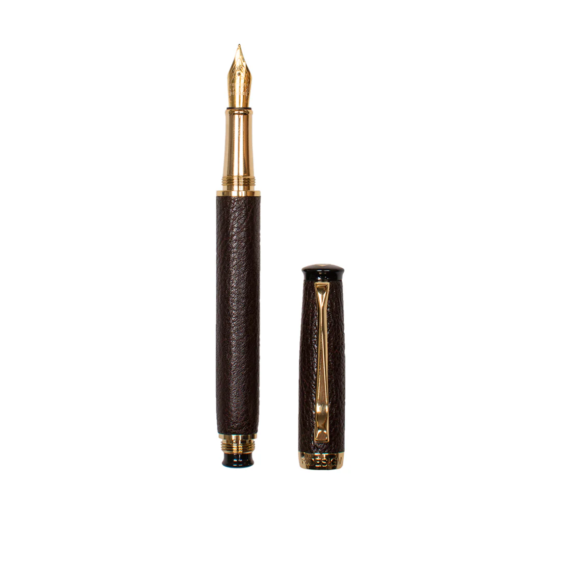 Yale - Fp Brown Leather Fountain Pen - Image 2