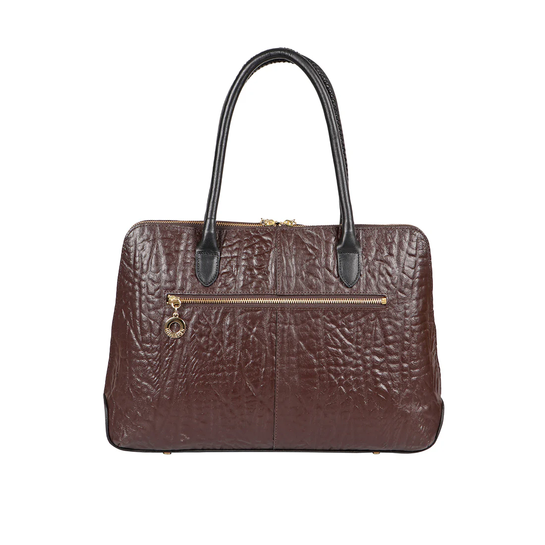 Yangtze 03 Brown Leather Tote Bag - Image 3
