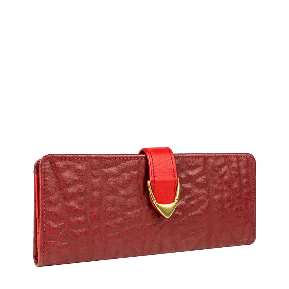 Yangtze W1  Red Leather Bi-Fold Wallet - Image 3