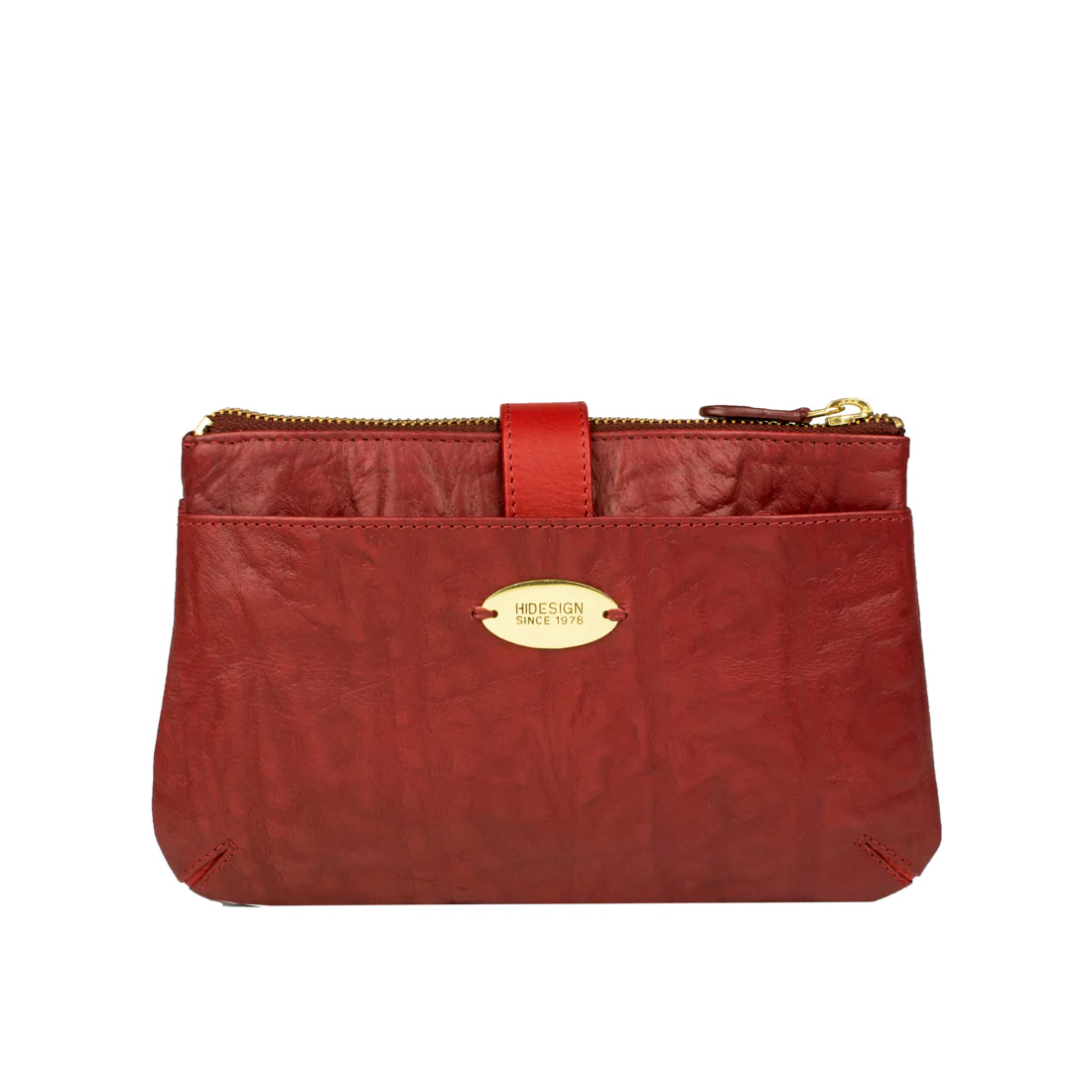 Yangtze W3  Red Leather Sling Wallet - Image 4