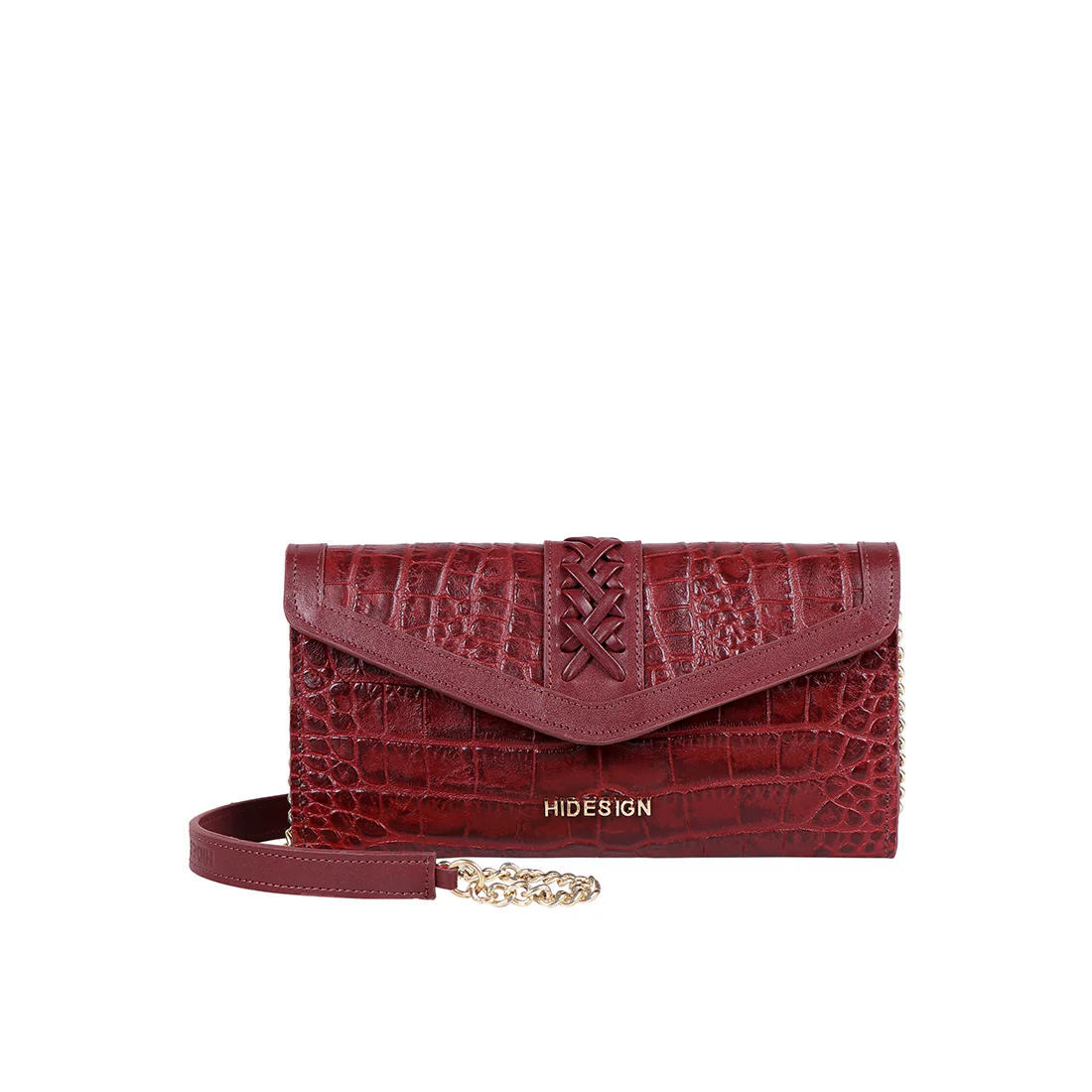 Yin Yang W2 Red Leather Sling Wallet - Image 2