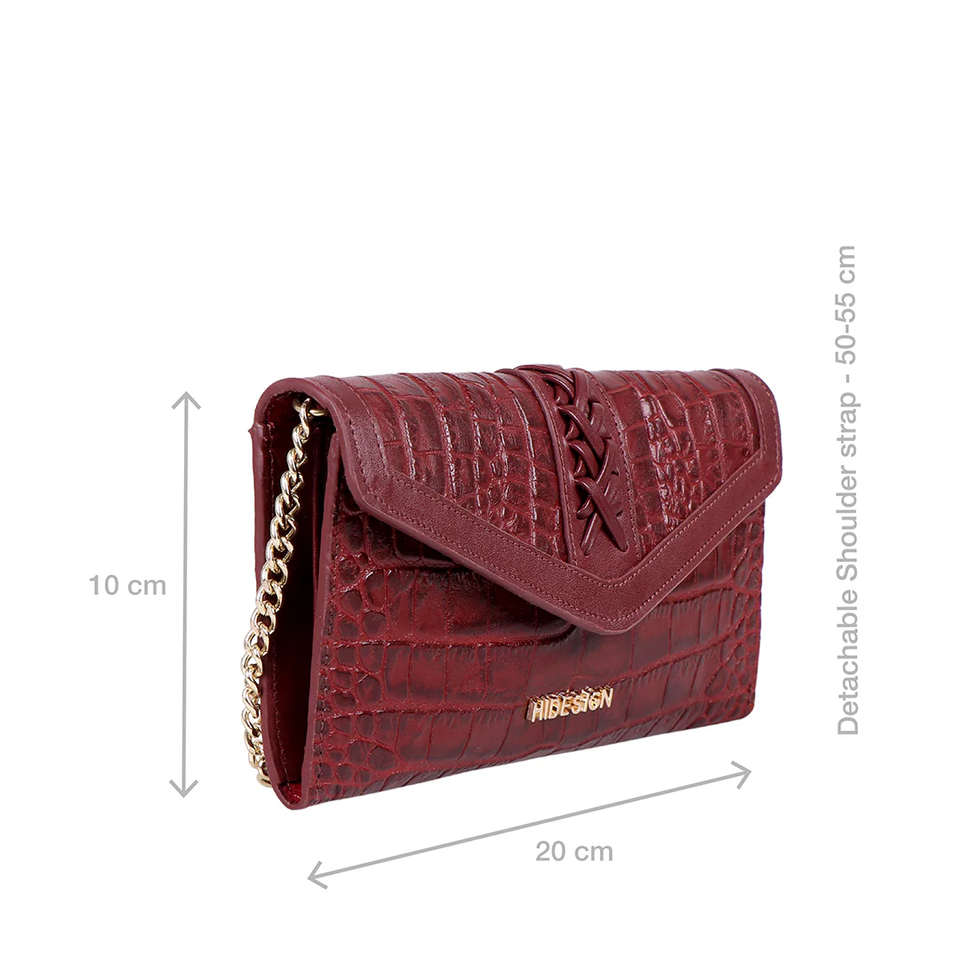 Yin Yang W2 Red Leather Sling Wallet - Image 3