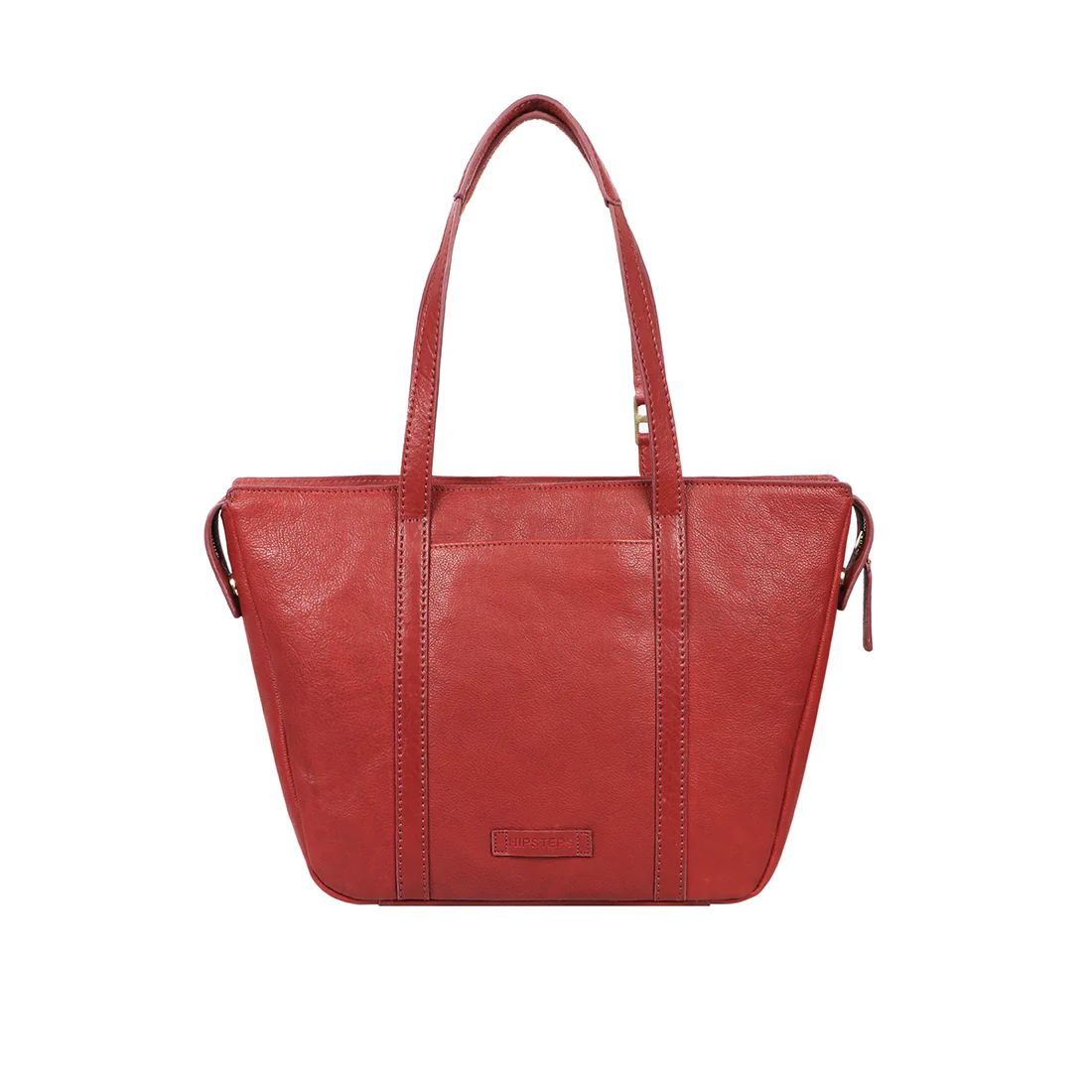 Yoga 03 Red Leather Tote Bag - Image 3