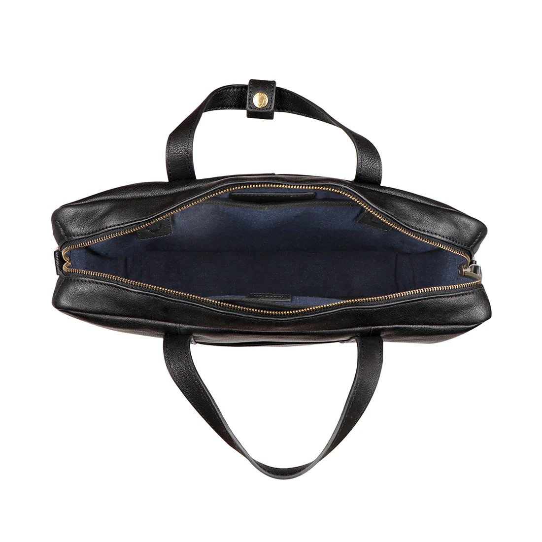 Yoga 04 Black Leather  Messenger Bag - Image 5