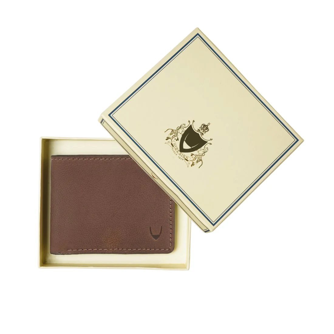 Yoga W1 Brown Leather Bi-Fold Wallet - Image 8