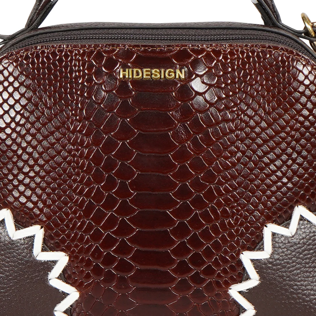 Yoko Ono Tan Leather Sling Bag - Image 5